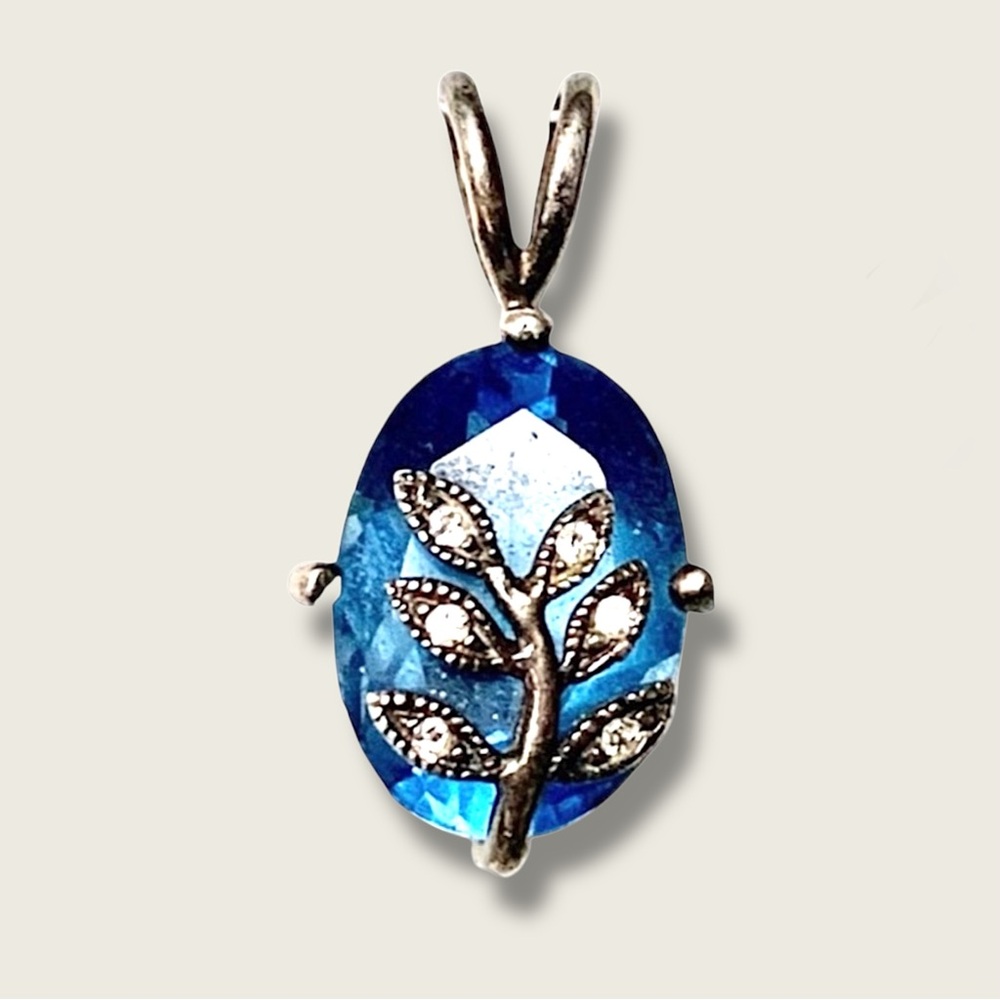 925 Sterling Silver Pendant Oval